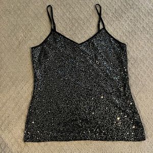 Express Sequin Tank Top